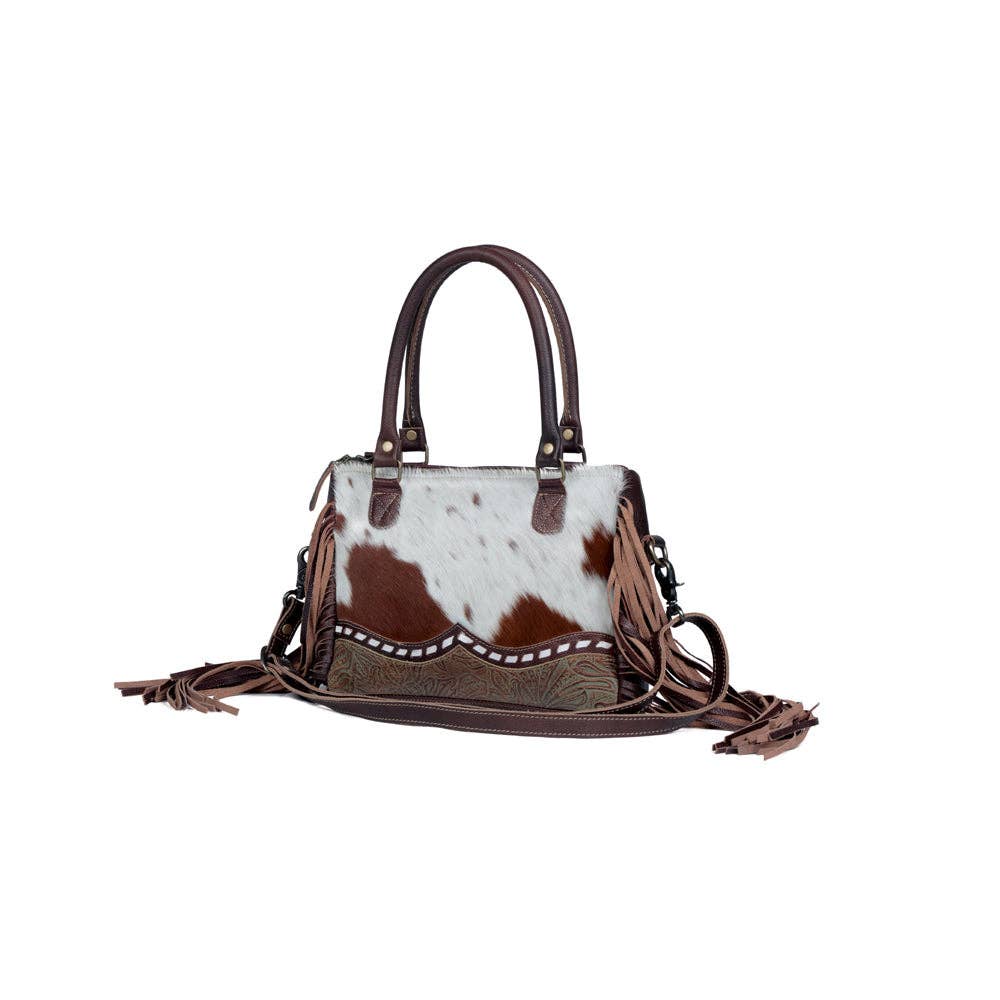 Cowhide Brown Freckles Concealed Carry Bag