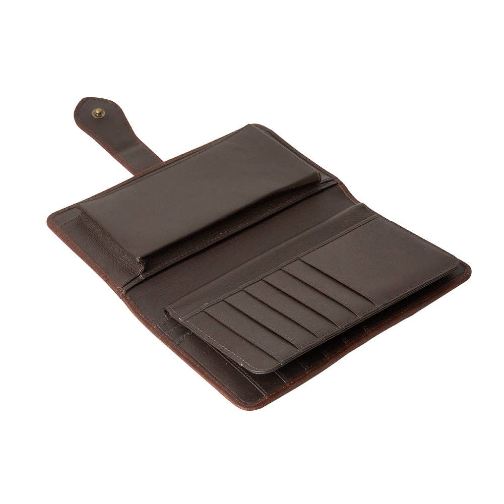 Roscoe Ridge Hand-Tooled Leather Wallet