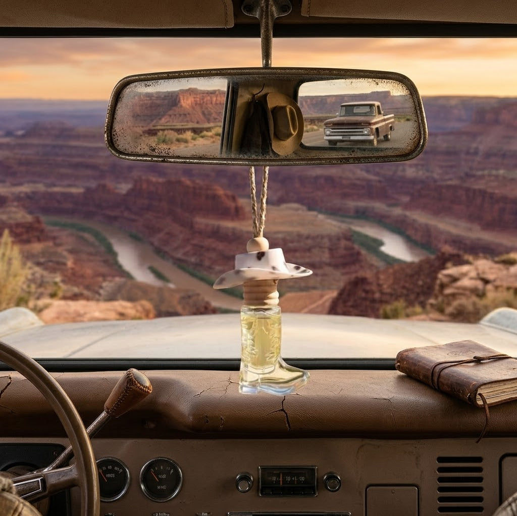 Wild West Mystery Diffuser – Cowboy Boot Car Oil Diffuser with Mystery Essential Oil