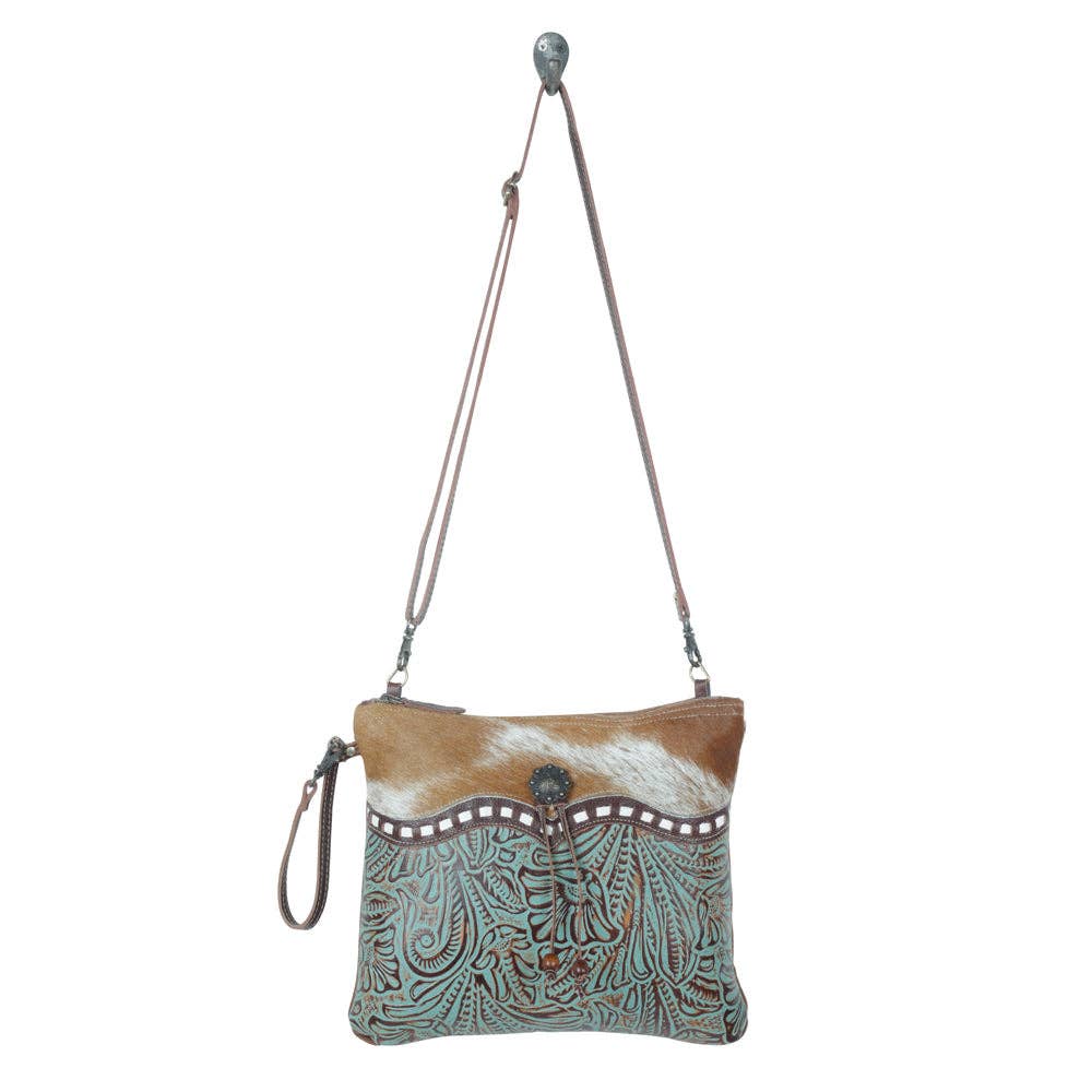 Blue Isle Cowhide Crossbody Bag
