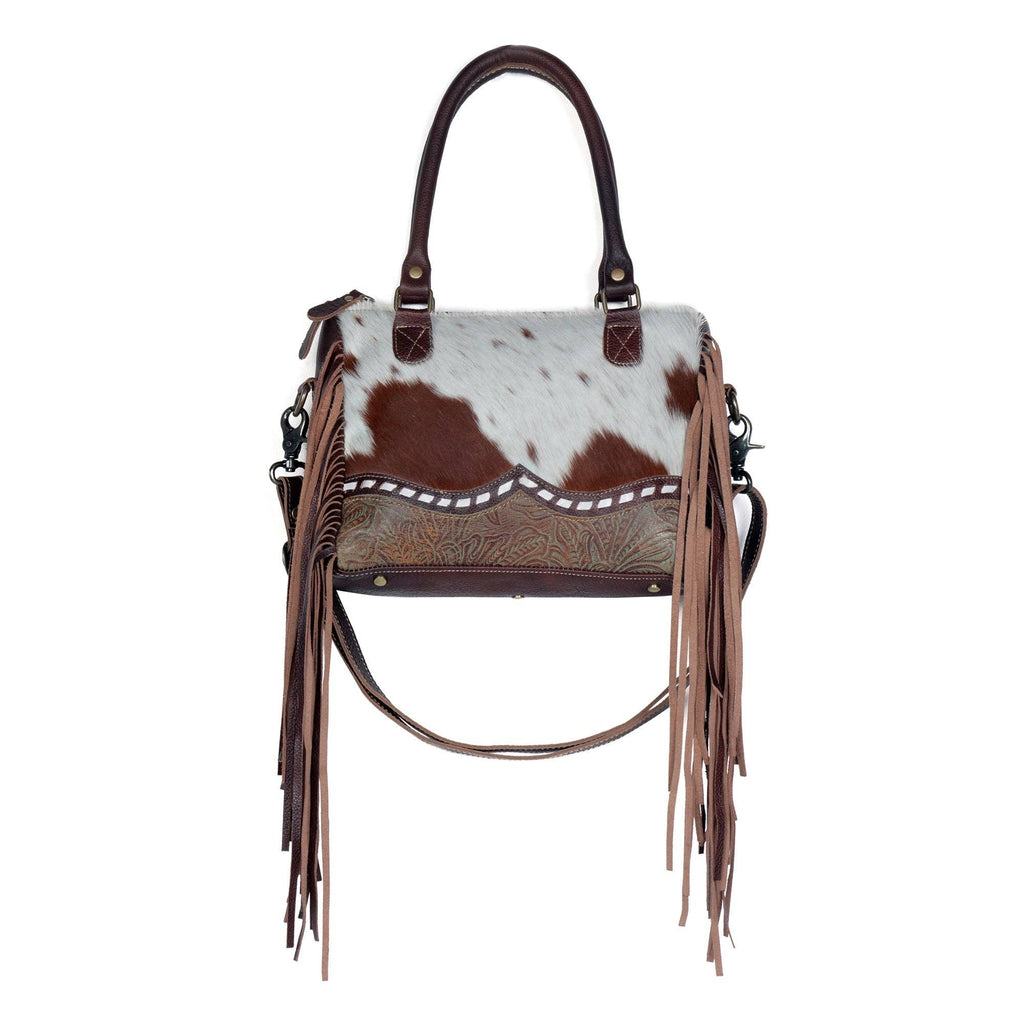 Cowhide Brown Freckles Concealed Carry Bag