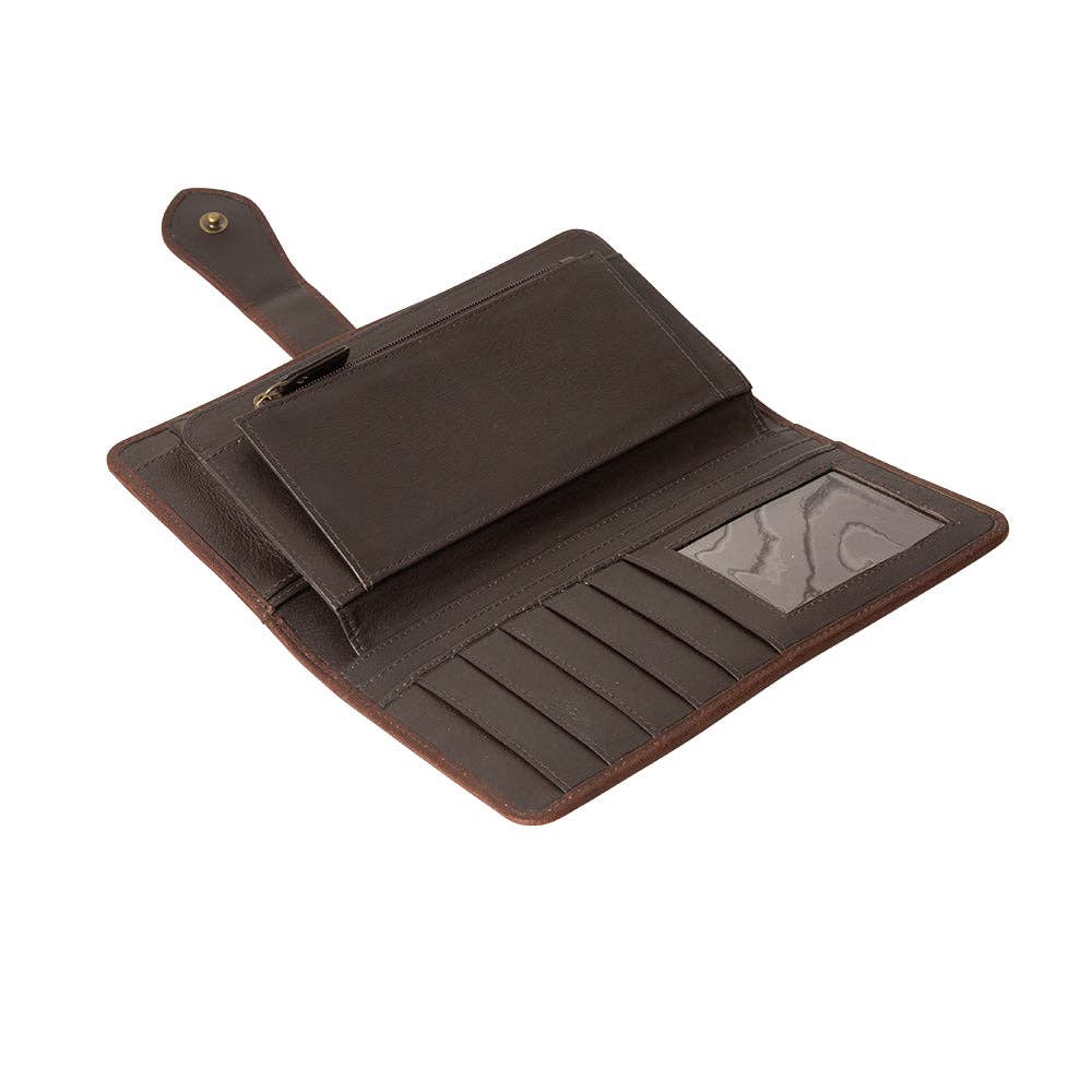 Roscoe Ridge Hand-Tooled Leather Wallet