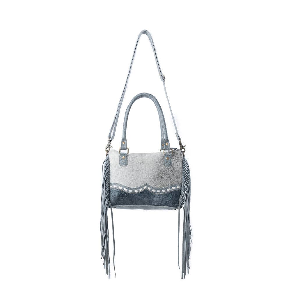 Prairie Concealed Cowhide Carry Bag in Brindle Mint