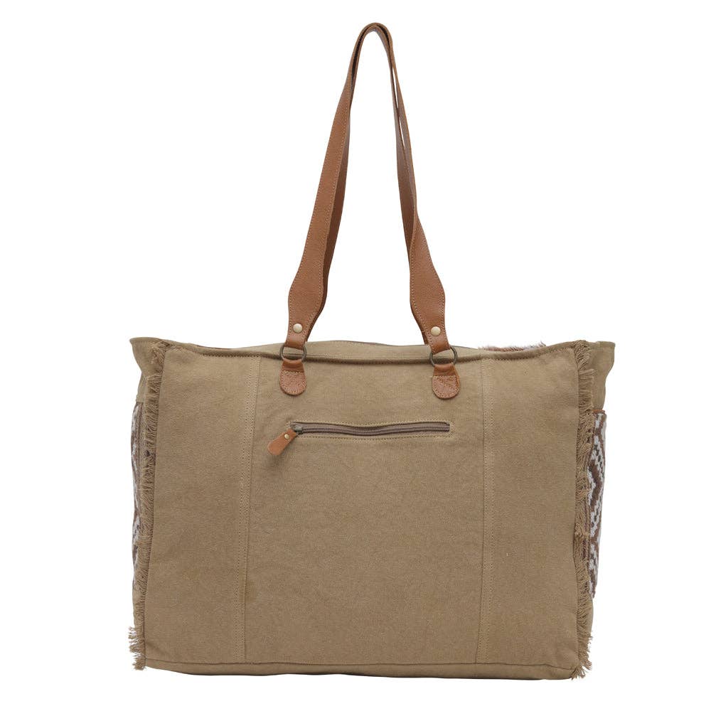 ELISA COWHIDE WEEKENDER BAG