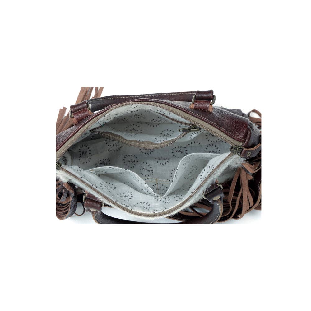 Cowhide Brown Freckles Concealed Carry Bag