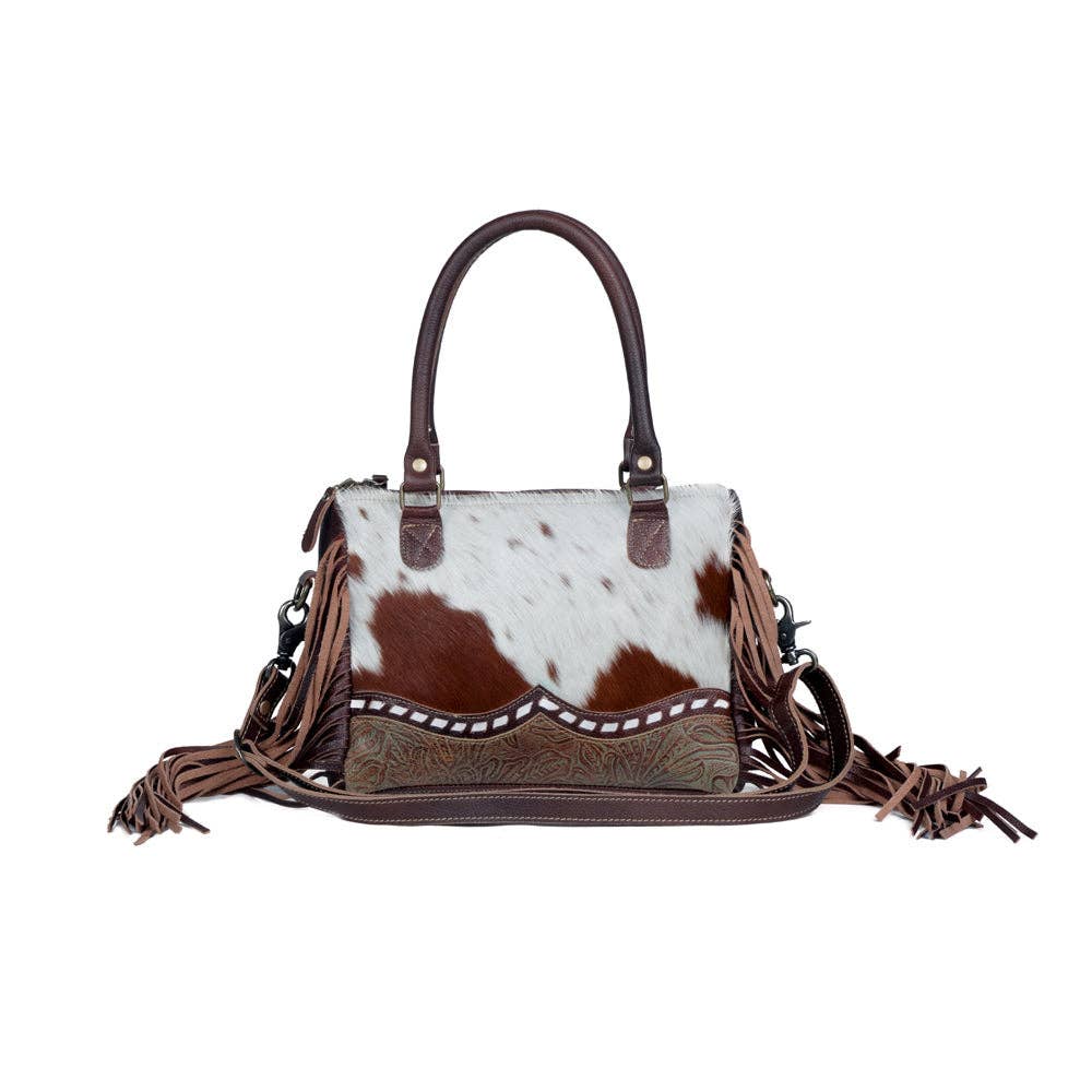 Cowhide Brown Freckles Concealed Carry Bag