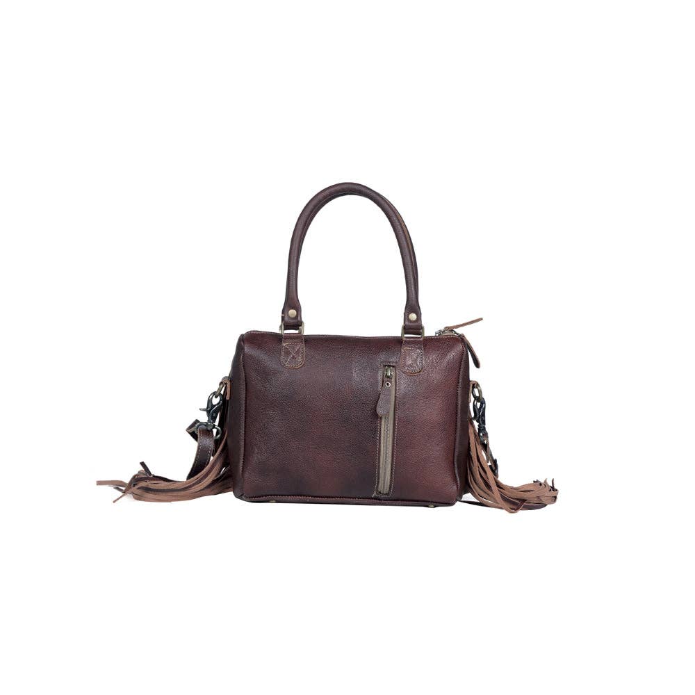 Cowhide Brown Freckles Concealed Carry Bag