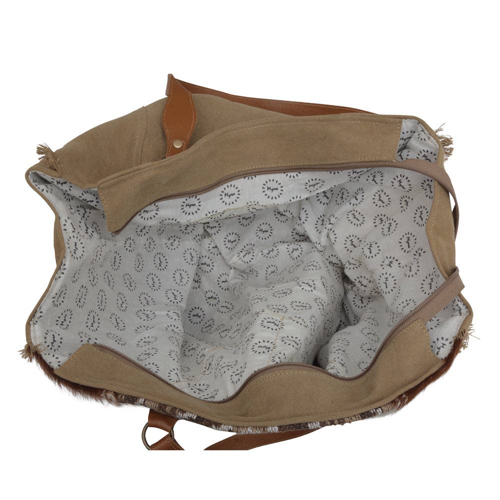 ELISA COWHIDE WEEKENDER BAG