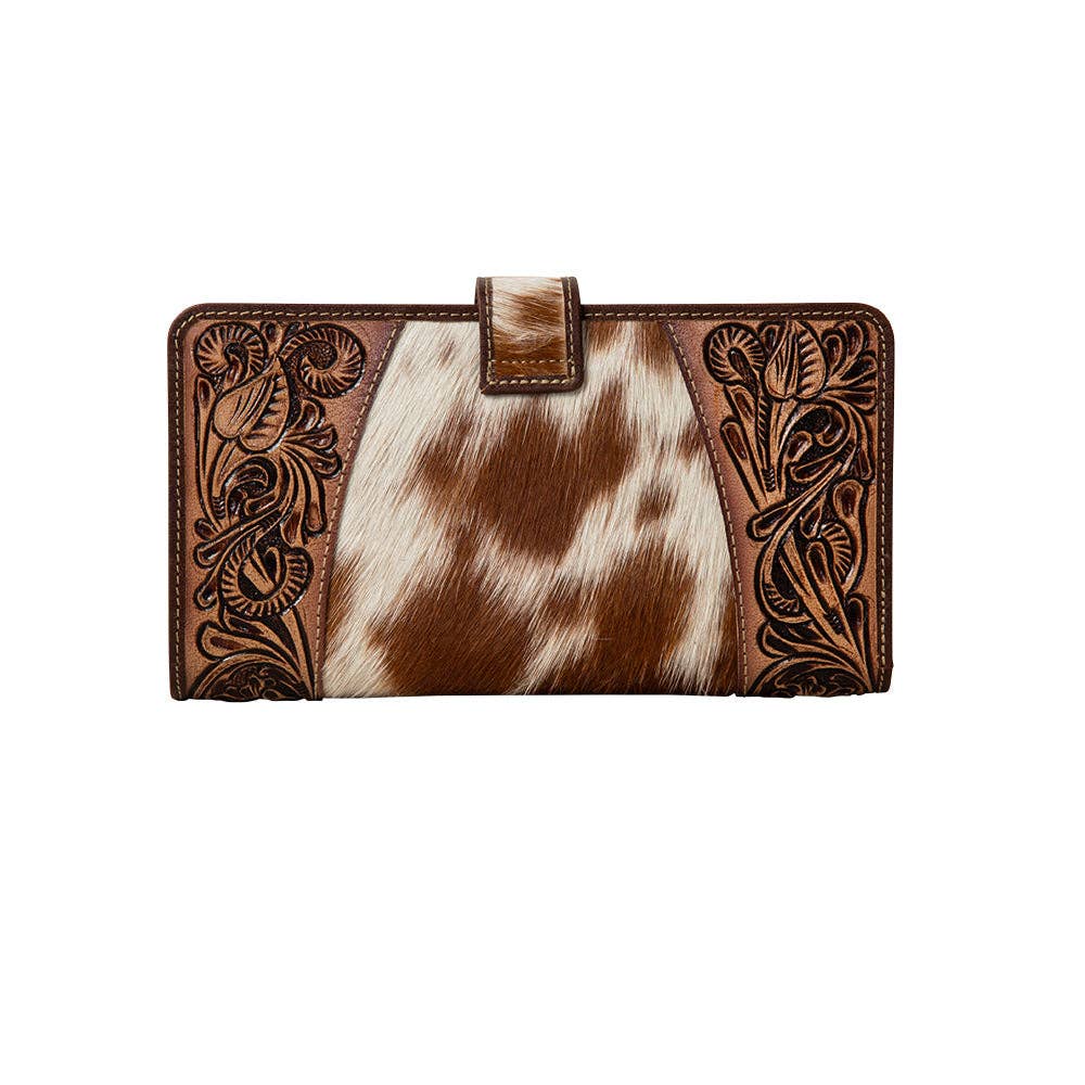 Roscoe Ridge Hand-Tooled Leather Wallet