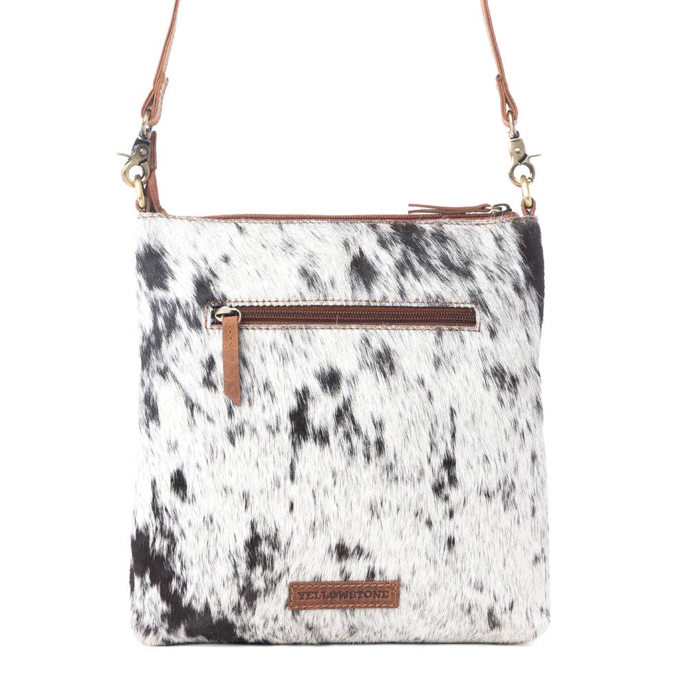 Yellowstone Wind River Handtooled Bag in Midnight Sable: Midnight Sable