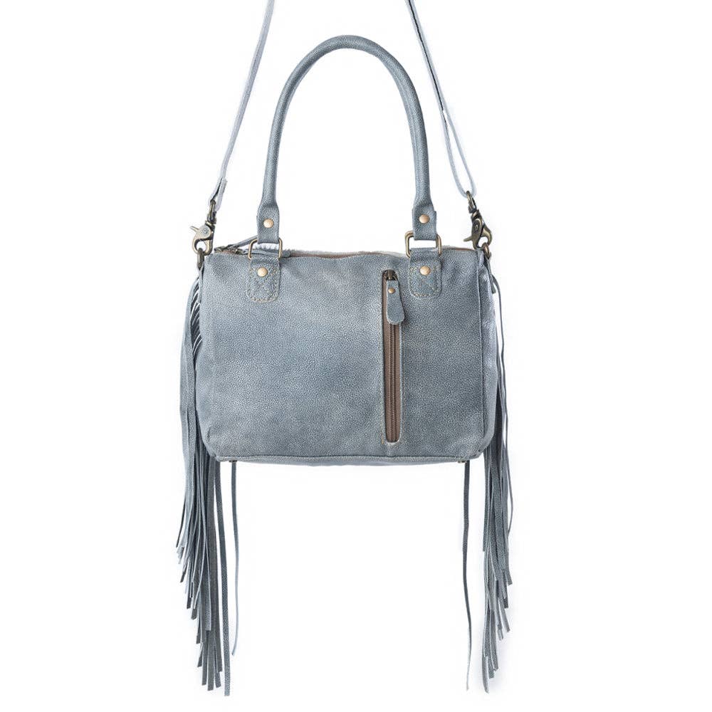 Prairie Concealed Cowhide Carry Bag in Brindle Mint