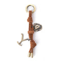 Yellowstone Lariat Loop Leather Key Fob in Warm Ochre