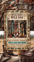 Mystery Wild Rag | Western Silk-Feel Neckerchief | Statement Cowboy Scarf
